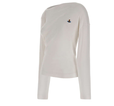 VIVIENNE WESTWOOD Maglia "Hebo" WHITE Donna 