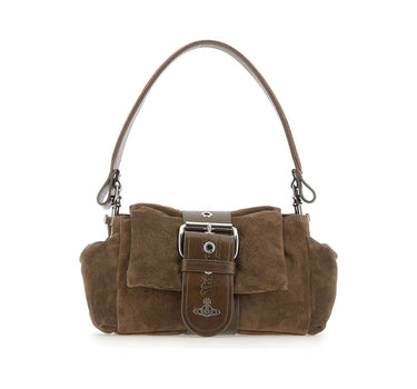 VIVIENNE WESTWOOD Borsa a spalla "Hazel Treasure" GREEN Donna 