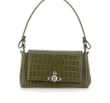 VIVIENNE WESTWOOD Borsa a spalla "Hazel Medium" GREEN Donna 