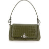 VIVIENNE WESTWOOD Borsa a spalla "Hazel Medium" GREEN Donna 
