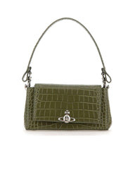 VIVIENNE WESTWOOD Borsa a spalla "Hazel Medium" GREEN Donna 