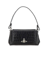 VIVIENNE WESTWOOD Borsa a spalla "Hazel Medium" BLACK Donna 