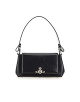 VIVIENNE WESTWOOD Borsa a spalla "Hazel Medium" BLACK Donna 