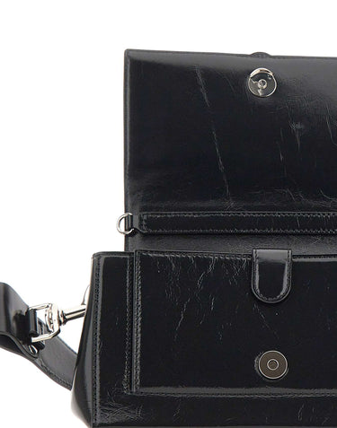VIVIENNE WESTWOOD Borsa a spalla "Hazel Medium" BLACK Donna 