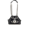 VIVIENNE WESTWOOD Borsa a spalla "Archive Orb Chain" BLACK Donna 