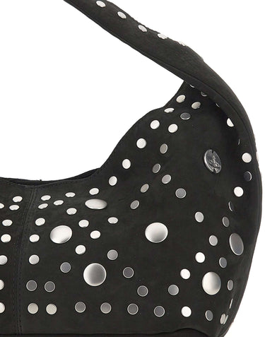 VIVIENNE WESTWOOD Borsa a spalla "Ellie" BLACK Donna 