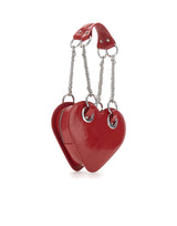 VIVIENNE WESTWOOD Borsa a spalla "Juliet Heart Chain" RED Donna 