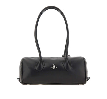 VIVIENNE WESTWOOD Borsa a spalla "Polly Bowling Bag" BLACK Donna 