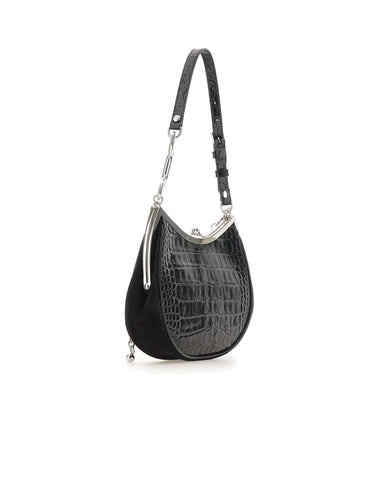 VIVIENNE WESTWOOD Borsa a spalla "Charm Frame" BLACK Donna 