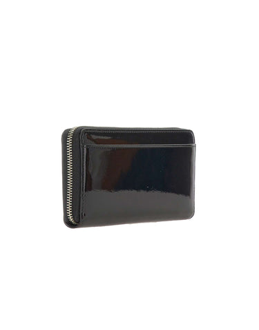 VIVIENNE WESTWOOD Portafogli lungo con zip BLACK Donna 