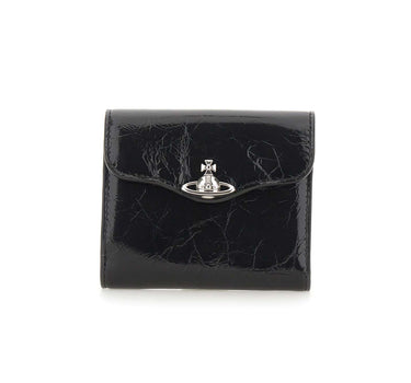 VIVIENNE WESTWOOD Portafogli "Hunter Flap" BLACK Donna 
