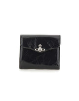 VIVIENNE WESTWOOD Portafogli "Hunter Flap" BLACK Donna 