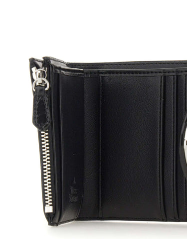 VIVIENNE WESTWOOD Portafogli "Hunter Flap" BLACK Donna 