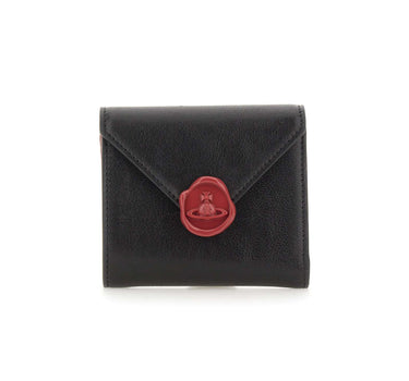 VIVIENNE WESTWOOD Portafogli "Envelope Trifold" BLACK Donna 
