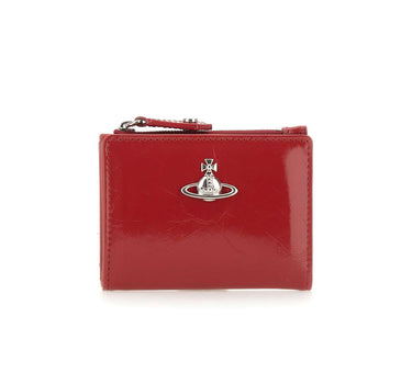 VIVIENNE WESTWOOD Portacarte "Slim Flap" RED Donna 