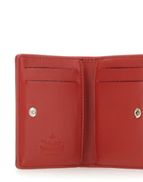 VIVIENNE WESTWOOD Portacarte "Slim Flap" RED Donna 