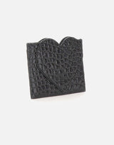 VIVIENNE WESTWOOD Portacarte "Heart" BLACK Donna 