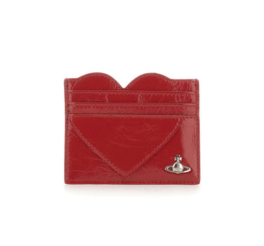 VIVIENNE WESTWOOD Portacarte "Heart" RED Donna 