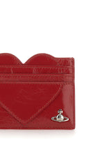 VIVIENNE WESTWOOD Portacarte "Heart" RED Donna 