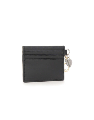 VIVIENNE WESTWOOD Portacarte con charms BLACK Donna 