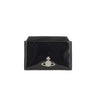 VIVIENNE WESTWOOD Portacarte "Flat" BLACK Donna 