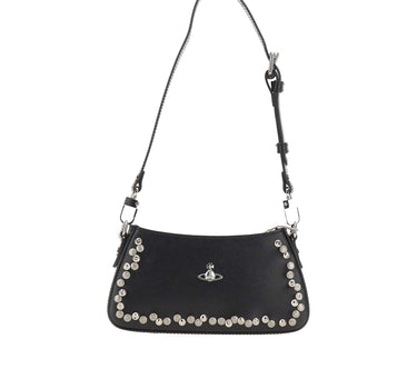 VIVIENNE WESTWOOD Borsa a spalla "Tasha Shoulder Phone" BLACK Donna 