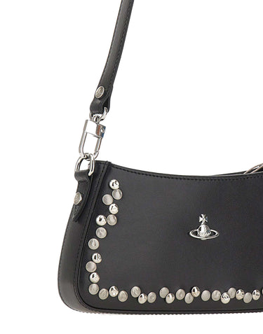 VIVIENNE WESTWOOD Borsa a spalla "Tasha Shoulder Phone" BLACK Donna 