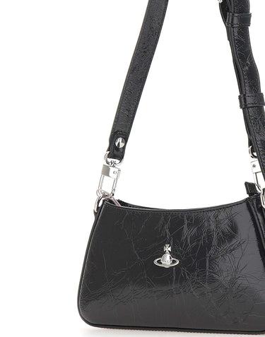 VIVIENNE WESTWOOD Borsa a spalla "Tasha Shoulder Phone" BLACK Donna 