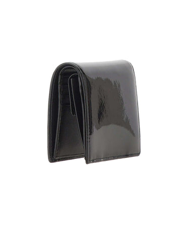 VIVIENNE WESTWOOD Portafogli in vernice BLACK Donna 
