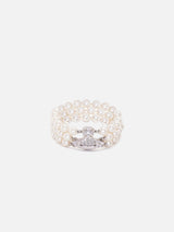 VIVIENNE WESTWOOD "Graziella Orb Bracelet" WHITE Donna 