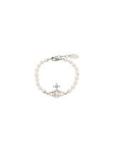 VIVIENNE WESTWOOD "Olympia Pearl Bracelet" WHITE Donna 