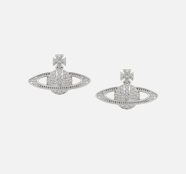 VIVIENNE WESTWOOD "Mini Bas Relief Earrings" SILVER Donna 