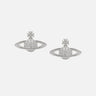 VIVIENNE WESTWOOD "Mini Bas Relief Earrings" SILVER Donna 