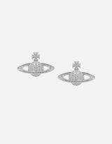 VIVIENNE WESTWOOD "Mini Bas Relief Earrings" SILVER Donna 