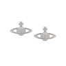 VIVIENNE WESTWOOD "Mini Bas Relief Earrings" SILVER Donna 