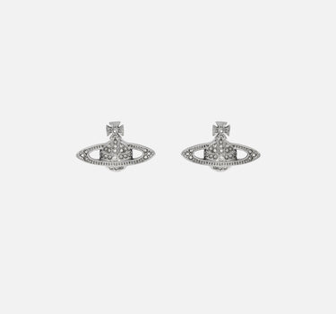 VIVIENNE WESTWOOD "Mini Bas Relief Earrings" SILVER Donna 