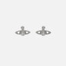 VIVIENNE WESTWOOD "Mini Bas Relief Earrings" SILVER Donna 