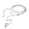 VIVIENNE WESTWOOD "Broken Pearl Necklace" SILVER Donna 