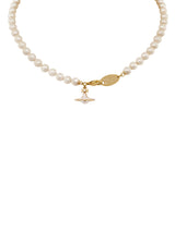 VIVIENNE WESTWOOD Collana "Simonetta Pearl" WHITE Donna 