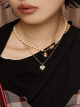 VIVIENNE WESTWOOD Collana "Simonetta Pearl" WHITE Donna 