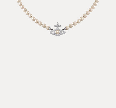 VIVIENNE WESTWOOD "Olympia pearl necklace" WHITE Donna 