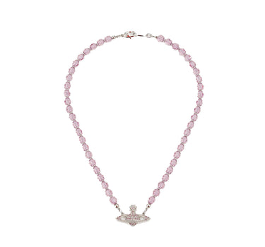 VIVIENNE WESTWOOD Choker "Messaline" Pink Donna 