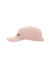 VIVIENNE WESTWOOD Cappello baseball in cotone Pink Donna 