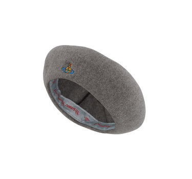 VIVIENNE WESTWOOD Cappello "Basque" GREY Donna 