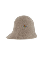 VIVIENNE WESTWOOD Cappello "Cloche" BEIGE Donna 