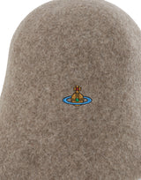 VIVIENNE WESTWOOD Cappello "Cloche" BEIGE Donna 