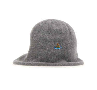 VIVIENNE WESTWOOD Cappello "Cloche" GREY Donna 