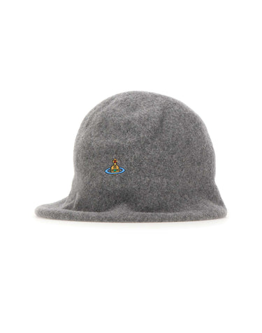 VIVIENNE WESTWOOD Cappello "Cloche" GREY Donna 