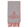 VIVIENNE WESTWOOD Sciarpa double-face in lana GREY Donna 