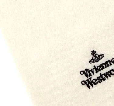 VIVIENNE WESTWOOD Sciarpa in lana con ricamo WHITE Donna 